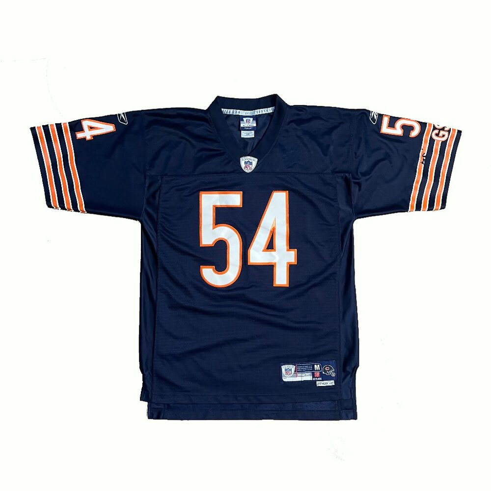 Vintage Reebok Brian Urlacher Chicago Bears NFL Jersey #54 Size M
